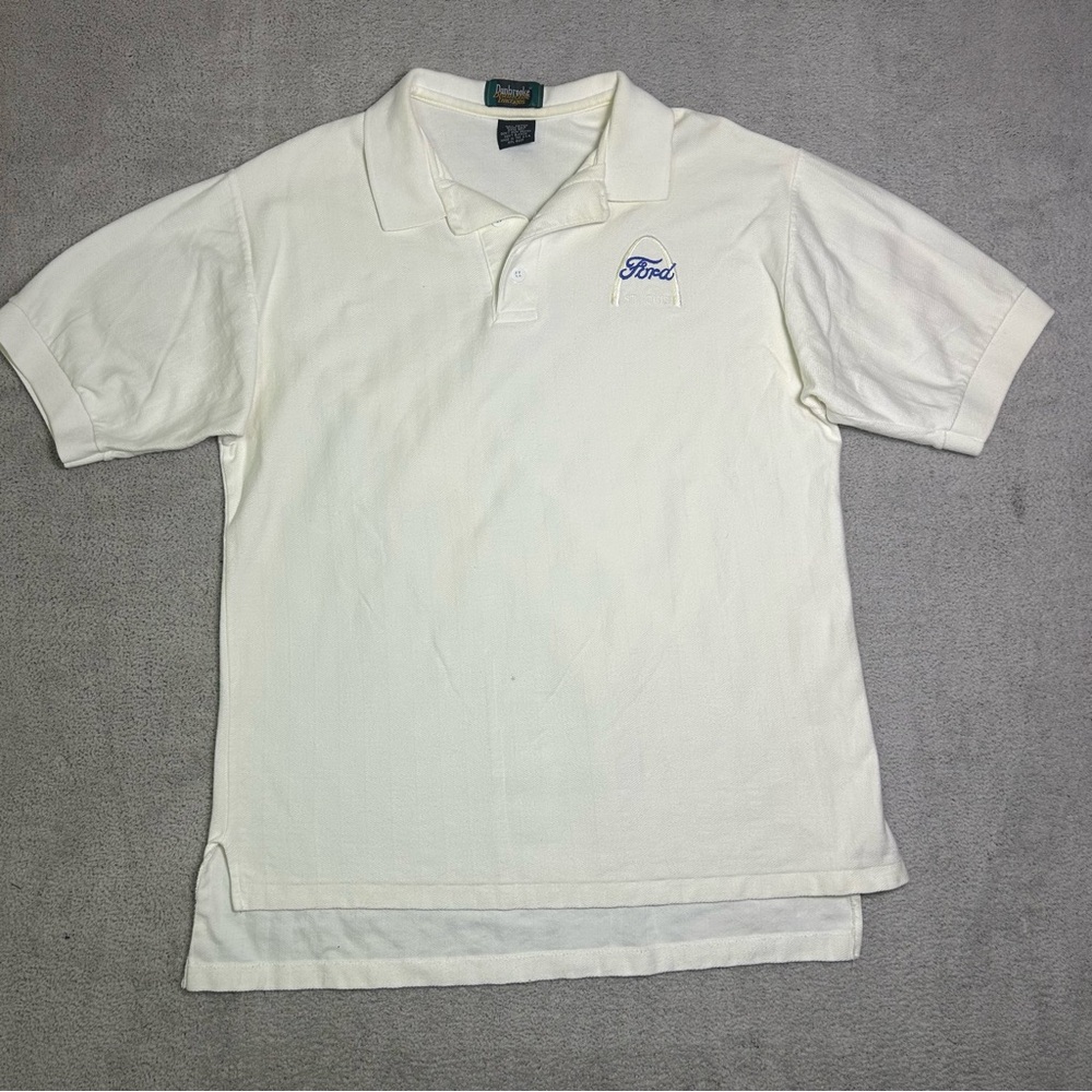 Vintage Dunbrooke Distinctive Images Polo Shirt Men’s Large Ford Embroidery STL
